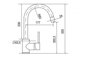 Смеситель Logic LM2101 Chrome в Усть-Катаве - ust-katav.mebel74.com | фото 2