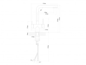 Смесители Florentina Арес Нержавеющая сталь в Усть-Катаве - ust-katav.mebel74.com | фото 2