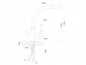 Смесители Florentina Шале бронза в Усть-Катаве - ust-katav.mebel74.com | фото 2