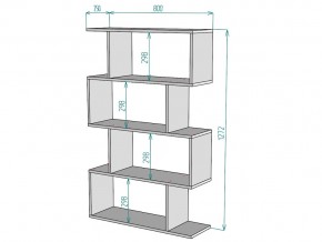 Стеллаж S54 в Усть-Катаве - ust-katav.mebel74.com | фото 3