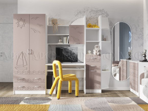 Стенка Юниор-2 Шарли pink в Усть-Катаве - ust-katav.mebel74.com | фото