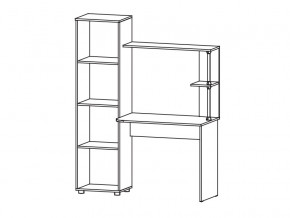 Стол компьютерный Юниор-3 цемент светлый/темный в Усть-Катаве - ust-katav.mebel74.com | фото 2