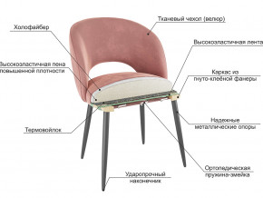 Стул Моли велюр синий в Усть-Катаве - ust-katav.mebel74.com | фото 2