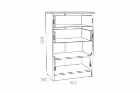 Тумба Оливия НМ 040.45 Х в Усть-Катаве - ust-katav.mebel74.com | фото 2