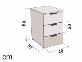 Тумба Svogen лаванда-белый в Усть-Катаве - ust-katav.mebel74.com | фото 2