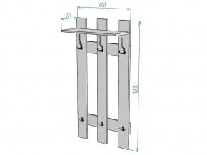 Вешалка V2 в Усть-Катаве - ust-katav.mebel74.com | фото 3