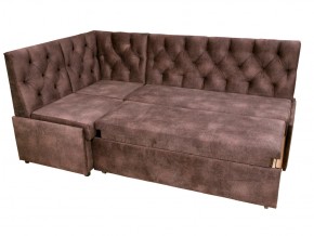Угловой диван Призма со стяжкми коричневый со спальным местом в Усть-Катаве - ust-katav.mebel74.com | фото 4