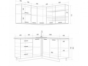 Угловой кухонный гарнитур Флоренс Грин в Усть-Катаве - ust-katav.mebel74.com | фото 4